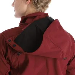 Kilpi, Ravia-W Softshell Ski-jas Grote Maten Dames Dark Rood -Cmp Ski-uitrusting Winkel kilpi ravia w ac softshell jas plus size dames dark rood 22kilpi128v1 BI 08