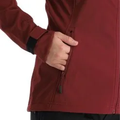 Kilpi, Ravia-W Softshell Ski-jas Grote Maten Dames Dark Rood -Cmp Ski-uitrusting Winkel kilpi ravia w ac softshell jas plus size dames dark rood 22kilpi128v1 BI 10