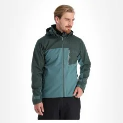 Kilpi, Ravio-M Softshell Ski-jas Heren Dark Groen -Cmp Ski-uitrusting Winkel kilpi ravio m ac softshell jas heren dark groen 22kilpi143v4 BI 04