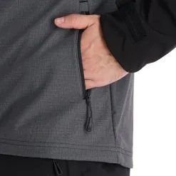 Kilpi, Ravio-M Softshell Ski-jas Grote Maten Heren Dark Grijs -Cmp Ski-uitrusting Winkel kilpi ravio m ac softshell jas plus size heren dark grijs 22kilpi161v3 BI 09