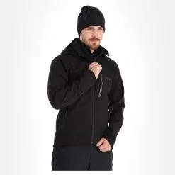 Kilpi, Ravio-M Softshell Ski-jas Grote Maten Heren Zwart -Cmp Ski-uitrusting Winkel kilpi ravio m ac softshell jas plus size heren zwart 22kilpi161v2 BI 04