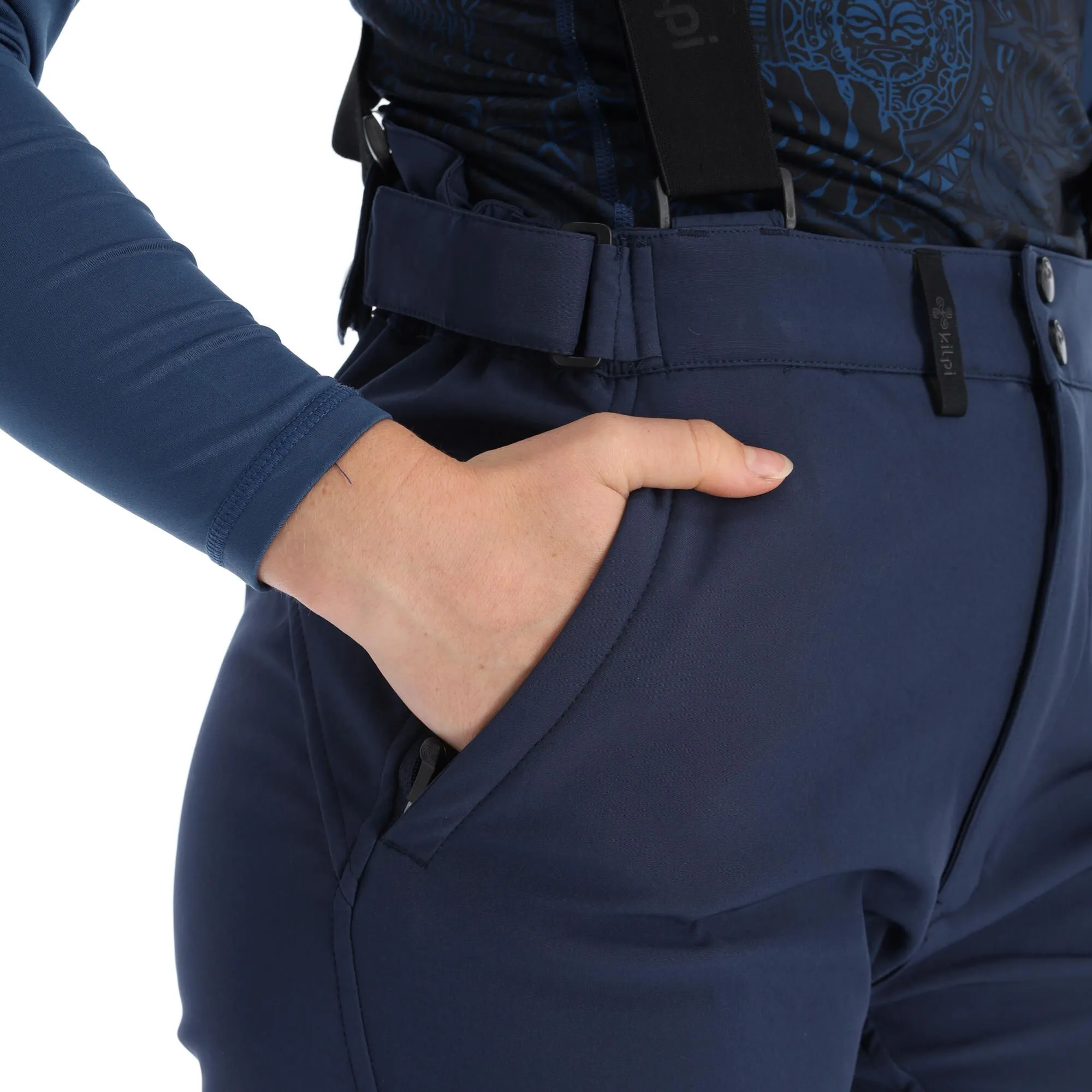 Kilpi, Rhea-W Softshell Skibroek Grote Maten Dames Dark Blauw 7 Kilpi, Rhea-W Softshell Skibroek Grote Maten Dames Dark Blauw - Afbeelding 7