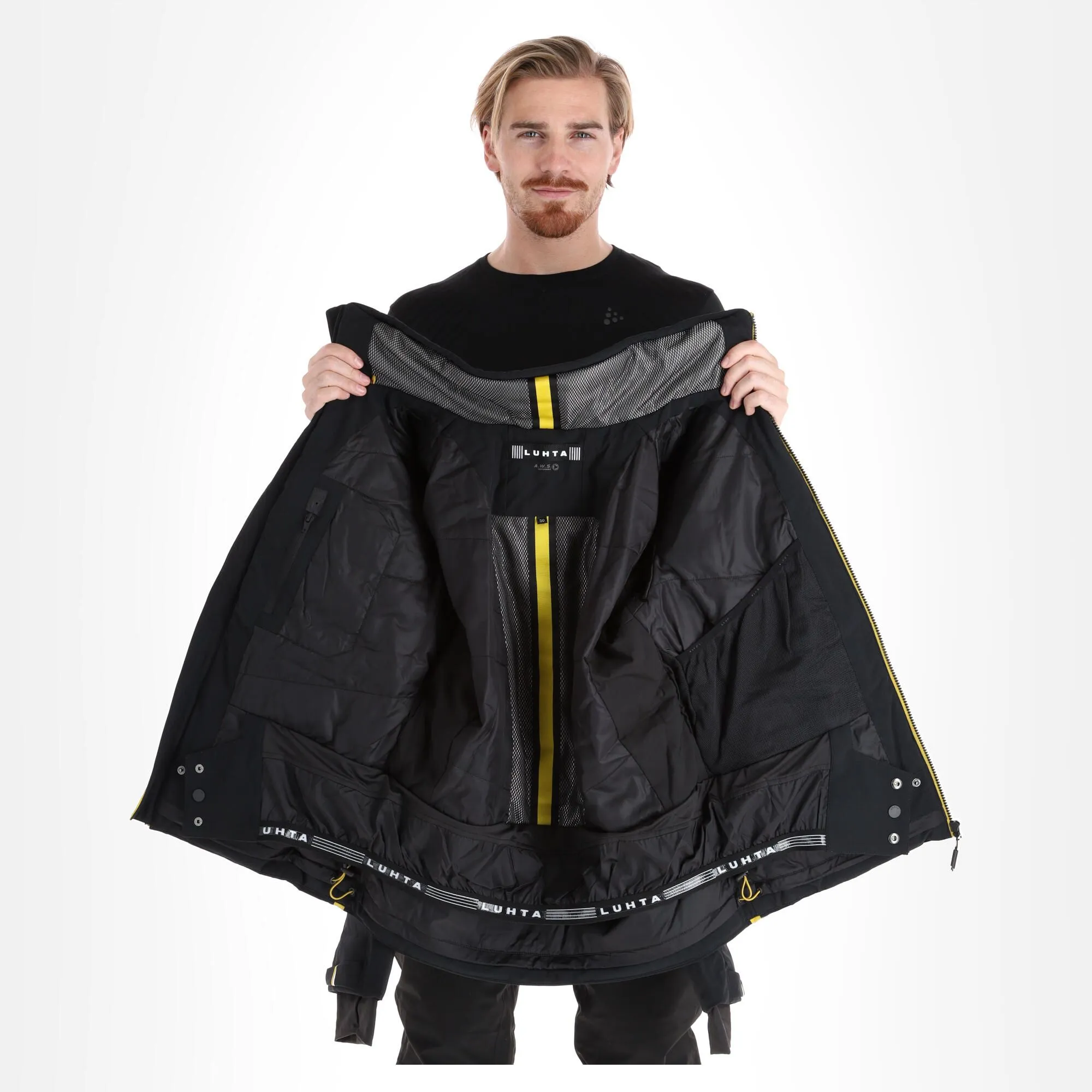 Luhta, Aakenustunturi Ski-jas Heren Zwart 5 Luhta, Aakenustunturi Ski-jas Heren Zwart - Afbeelding 5