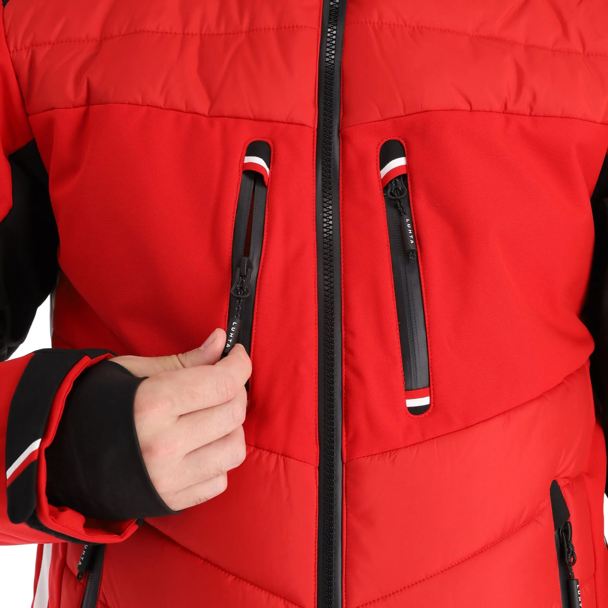 Luhta, Ahvennus Ski-jas Heren Cranberry Rood 10 Luhta, Ahvennus Ski-jas Heren Cranberry Rood - Afbeelding 10