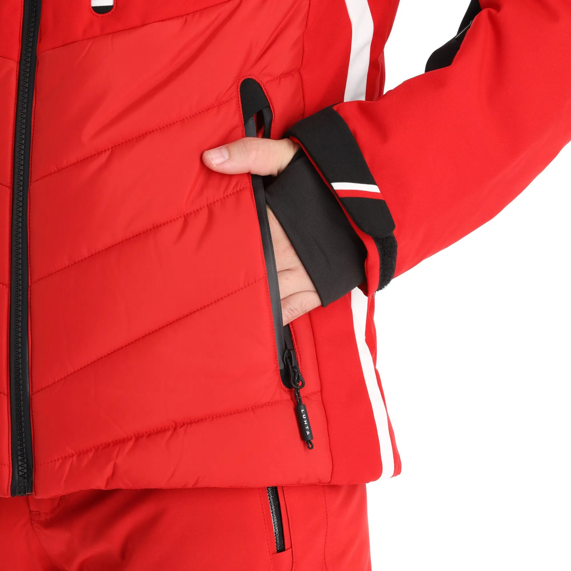 Luhta, Ahvennus Ski-jas Heren Cranberry Rood 11 Luhta, Ahvennus Ski-jas Heren Cranberry Rood - Afbeelding 11