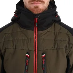 Luhta, Ahvennus Ski-jas Heren Dark Olive Groen -Cmp Ski-uitrusting Winkel luhta ahvennus aa jas gevoerd heren dark olive groen 22luhta131v1 BI 10