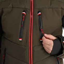 Luhta, Ahvennus Ski-jas Heren Dark Olive Groen -Cmp Ski-uitrusting Winkel luhta ahvennus aa jas gevoerd heren dark olive groen 22luhta131v1 BI 11