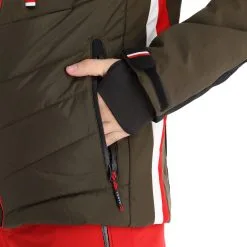 Luhta, Ahvennus Ski-jas Heren Dark Olive Groen -Cmp Ski-uitrusting Winkel luhta ahvennus aa jas gevoerd heren dark olive groen 22luhta131v1 BI 12