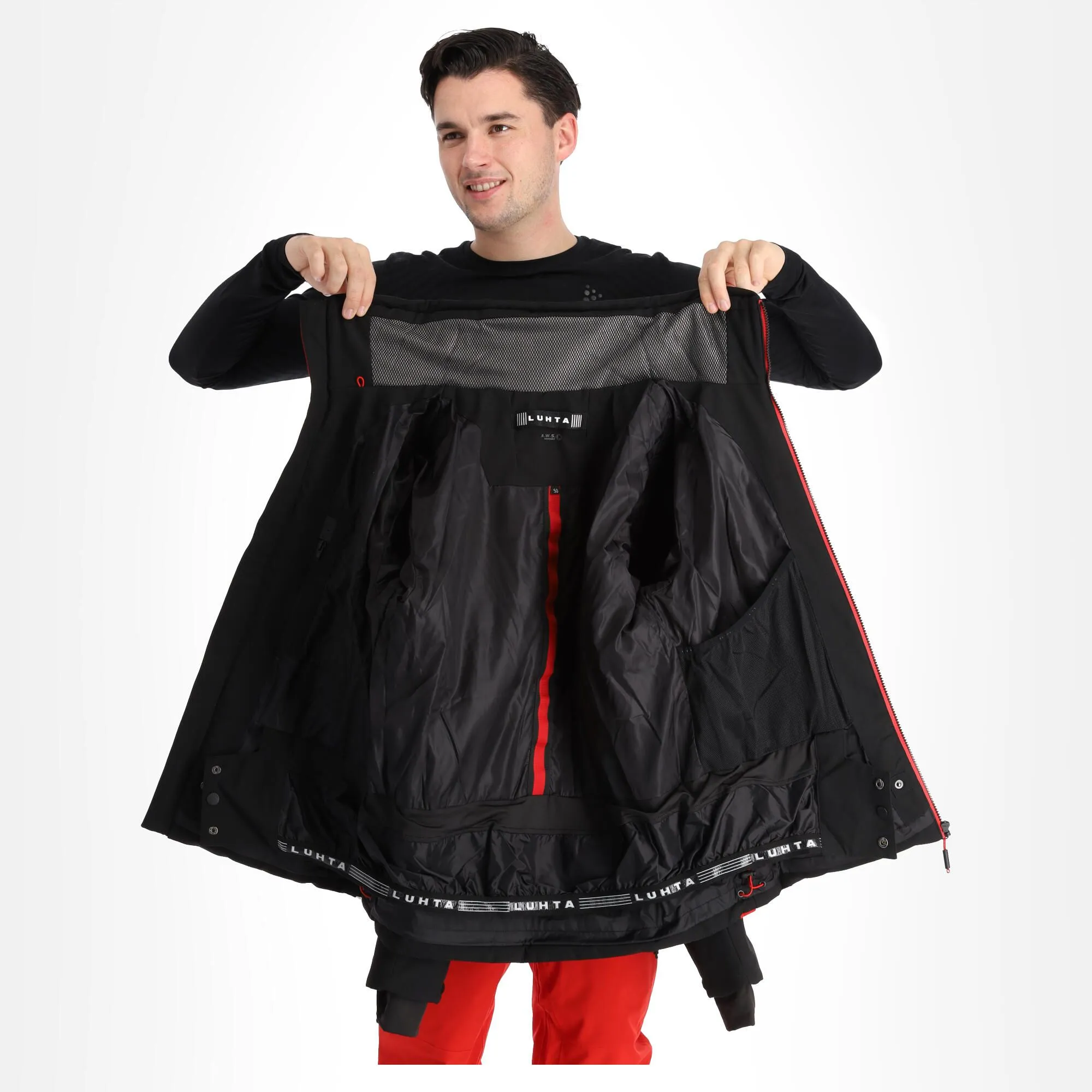 Luhta, Ahvennus Ski-jas Heren Zwart 5 Luhta, Ahvennus Ski-jas Heren Zwart - Afbeelding 5