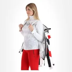 Luhta, Hallela Ski-jas Dames Optic Wit -Cmp Ski-uitrusting Winkel luhta hallela aa jas gevoerd dames optic wit 22luhta120v4 BI 06