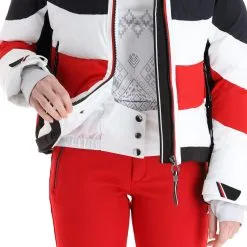 Luhta, Hallela Ski-jas Dames Optic Wit -Cmp Ski-uitrusting Winkel luhta hallela aa jas gevoerd dames optic wit 22luhta120v4 BI 11