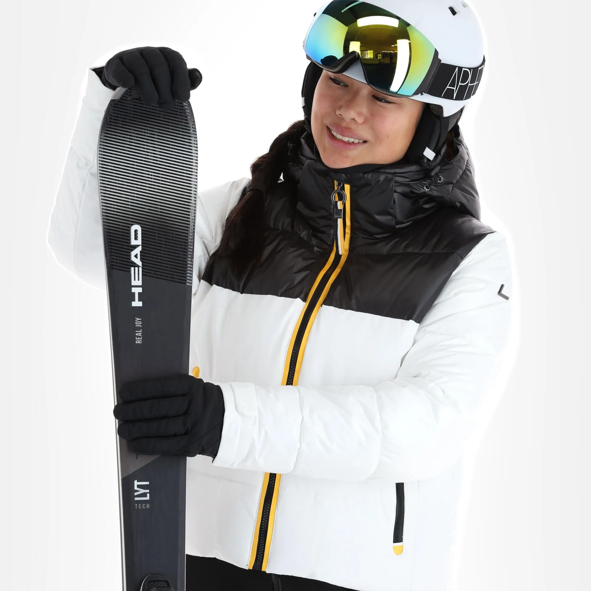 Luhta, Hanhivaara Ski-jas Dames Optic Wit 4 Luhta, Hanhivaara Ski-jas Dames Optic Wit - Afbeelding 4
