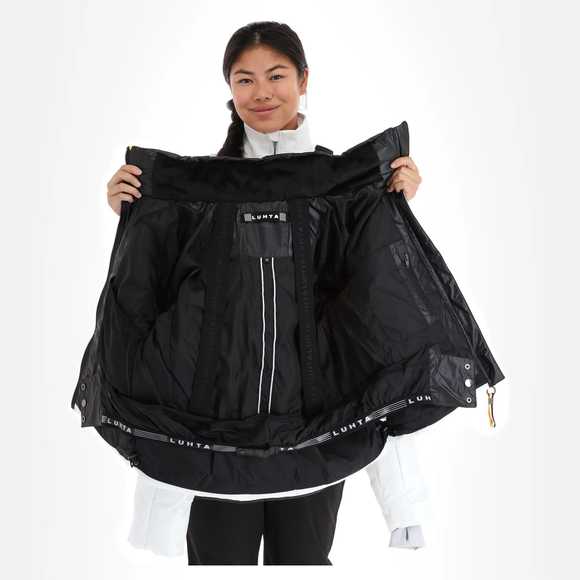 Luhta, Hanhivaara Ski-jas Dames Optic Wit 5 Luhta, Hanhivaara Ski-jas Dames Optic Wit - Afbeelding 5