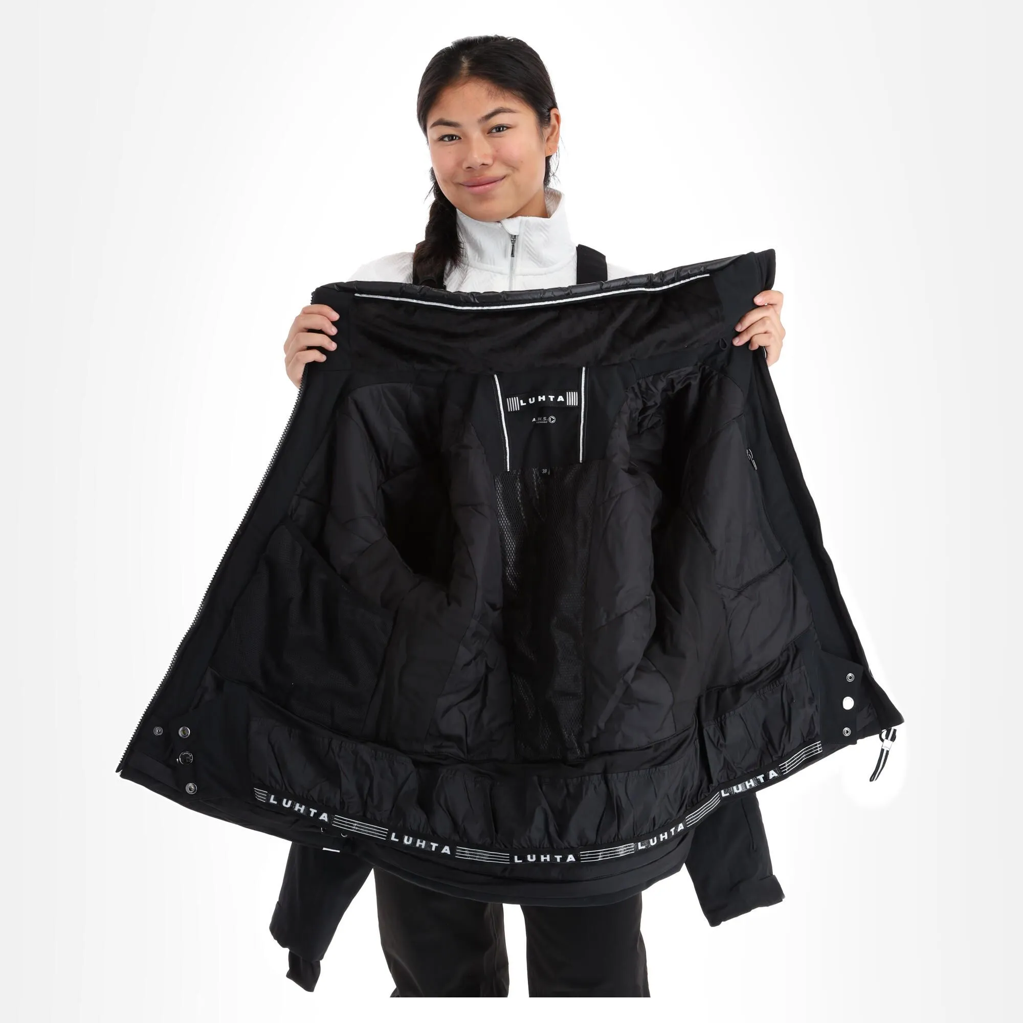Luhta, Hietanen Ski-jas Dames Zwart 5 Luhta, Hietanen Ski-jas Dames Zwart - Afbeelding 5