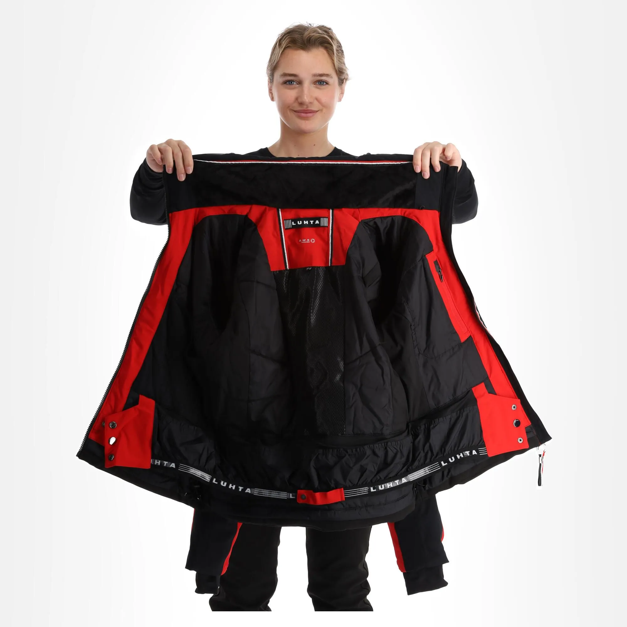 Luhta, Hookana Ski-jas Dames Cranberry Rood 5 Luhta, Hookana Ski-jas Dames Cranberry Rood - Afbeelding 5