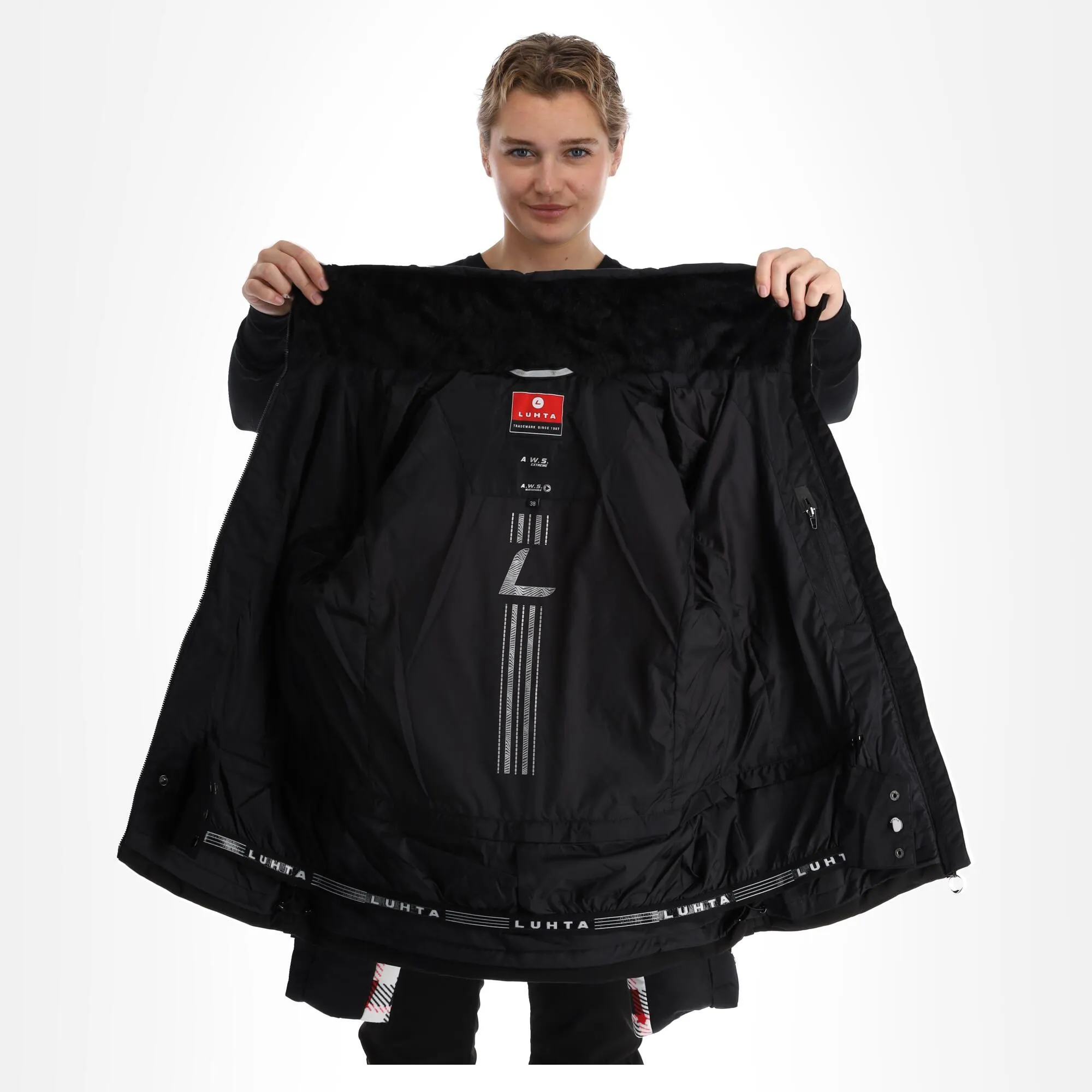 Luhta, Kaarto Ski-jas Dames Dark Blauw 5 Luhta, Kaarto Ski-jas Dames Dark Blauw - Afbeelding 5