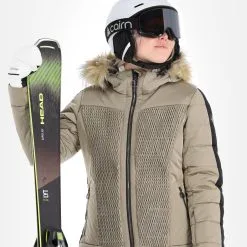 Luhta, Kaavi Ski-jas Dames Beige -Cmp Ski-uitrusting Winkel luhta kaavi aa jas gevoerd dames beige 22luhta124v2 BI 05