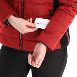 Luhta, Lainiotunturi Ski-jas Dames CRANBERRY Rood -Cmp Ski-uitrusting Winkel luhta lainiotunturi aa jas gevoerd dames cranberry rood AA21luh104d BI 08