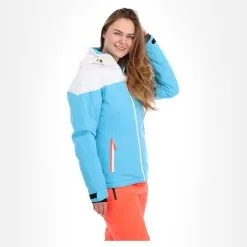 Maier Sports, Coral Flash Ski-jas Dames Cyan Blauw -Cmp Ski-uitrusting Winkel maier sports coral flash ski jas dames cyan blauw AA20mai020a BI 04