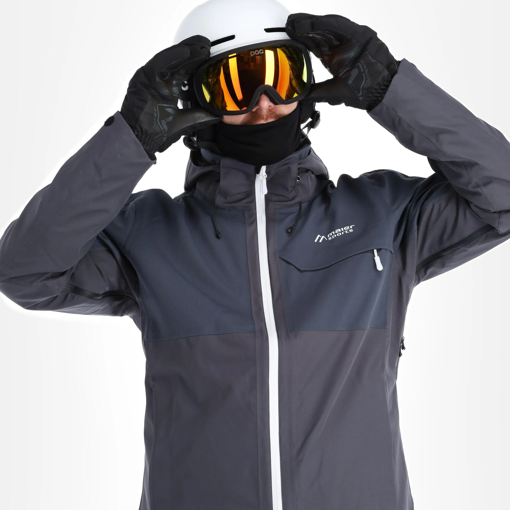 Maier Sports, Timo Ski-jas Heren Graphite Grijs 4 Maier Sports, Timo Ski-jas Heren Graphite Grijs - Afbeelding 4