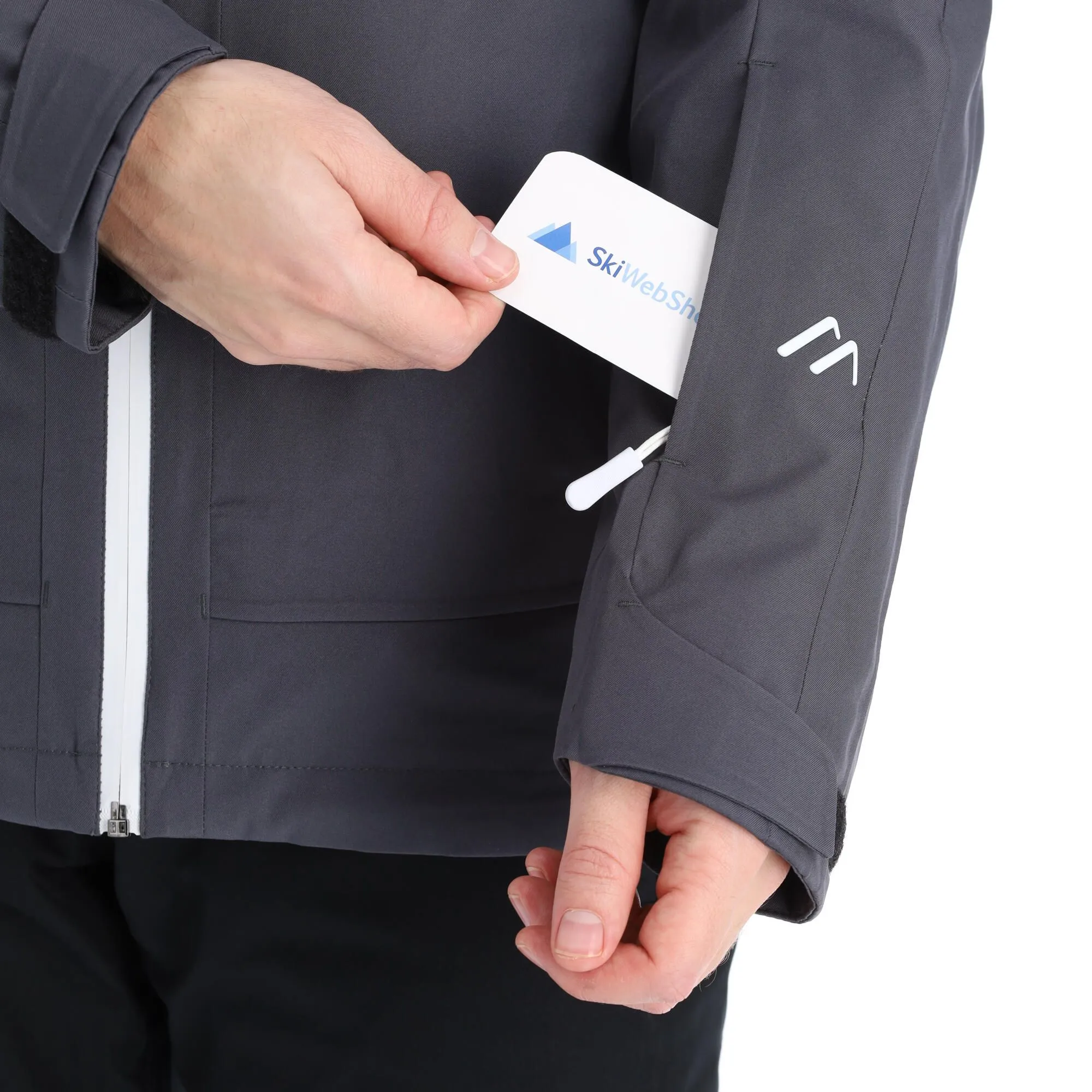 Maier Sports, Timo Ski-jas Heren Graphite Grijs 6 Maier Sports, Timo Ski-jas Heren Graphite Grijs - Afbeelding 6