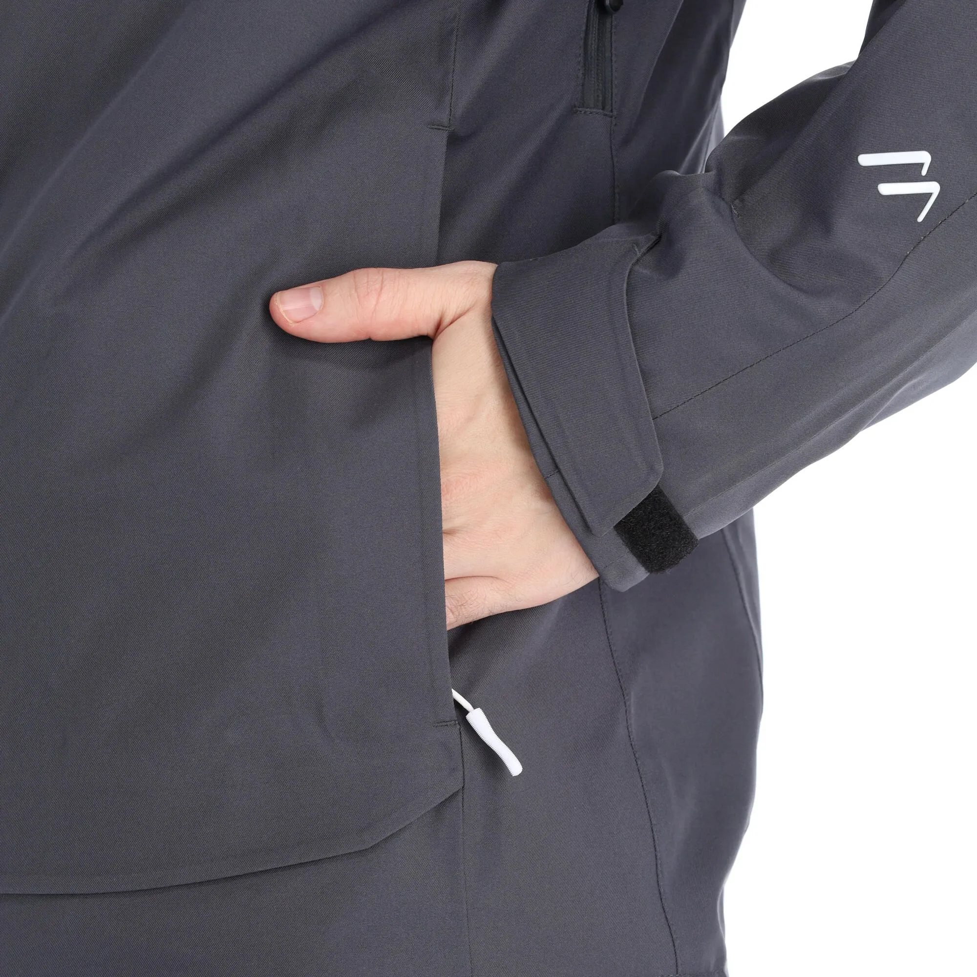 Maier Sports, Timo Ski-jas Heren Graphite Grijs 12 Maier Sports, Timo Ski-jas Heren Graphite Grijs - Afbeelding 12