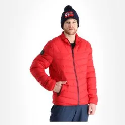 Napapijri, Aerons S 2 Donsjas Heren Tango Rood -Cmp Ski-uitrusting Winkel napapijri aerons s 2 aa jas gevoerd heren tango rood AA11nap101d BI 02
