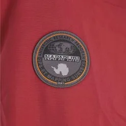 Napapijri, Rainforest Pocket 1 Anorak Heren Vintage Amaranth Rood -Cmp Ski-uitrusting Winkel napapijri rainforest pocket 1 anorak heren vintage amaranth rood AF10nap014f BI 010