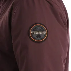 Napapijri, Rainforest Pocket 2 (2022/2023) Winter Anorak Heren Burgundy Fudge Paars -Cmp Ski-uitrusting Winkel napapijri rainforest pocket 2 af anorak heren burgundy fudge 22napap112v2 BI 11