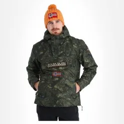 Napapijri, Rainforest Pocket Prt 2 (2022/2023) Winter Anorak Heren Camo Groen