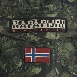 Napapijri, Rainforest Pocket Prt 2 (2022/2023) Winter Anorak Heren Camo Groen -Cmp Ski-uitrusting Winkel napapijri rainforest pocket prt 2 2022 2023 af anorak heren camo 22napap113v1 BI 08
