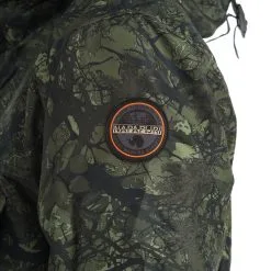Napapijri, Rainforest Pocket Prt 2 (2022/2023) Winter Anorak Heren Camo Groen -Cmp Ski-uitrusting Winkel napapijri rainforest pocket prt 2 2022 2023 af anorak heren camo 22napap113v1 BI 11