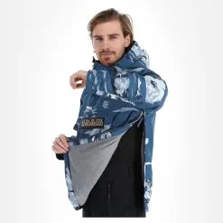 Napapijri, Rainforest Pocket Prt 2 (2022/2023) Winter Anorak Heren Mount Blauw -Cmp Ski-uitrusting Winkel napapijri rainforest pocket prt 2 2022 2023 af anorak heren mount 22napap113v3 BI 06