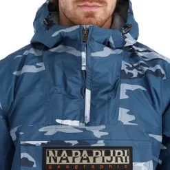 Napapijri, Rainforest Pocket Prt 2 (2022/2023) Winter Anorak Heren Mount Blauw -Cmp Ski-uitrusting Winkel napapijri rainforest pocket prt 2 2022 2023 af anorak heren mount 22napap113v3 BI 08
