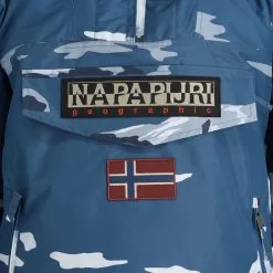 Napapijri, Rainforest Pocket Prt 2 (2022/2023) Winter Anorak Heren Mount Blauw -Cmp Ski-uitrusting Winkel napapijri rainforest pocket prt 2 2022 2023 af anorak heren mount 22napap113v3 BI 09