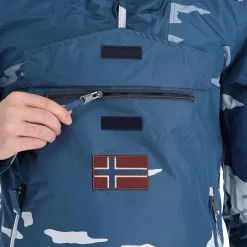 Napapijri, Rainforest Pocket Prt 2 (2022/2023) Winter Anorak Heren Mount Blauw -Cmp Ski-uitrusting Winkel napapijri rainforest pocket prt 2 2022 2023 af anorak heren mount 22napap113v3 BI 10