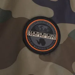 Napapijri, Rainforest Pocket Prt 2 (2022/2023) Winter Anorak Heren Fantasy Camo Bruin, Groen -Cmp Ski-uitrusting Winkel napapijri rainforest pocket prt 2 af anorak heren fantasy camo 22napap113v2 BI 10
