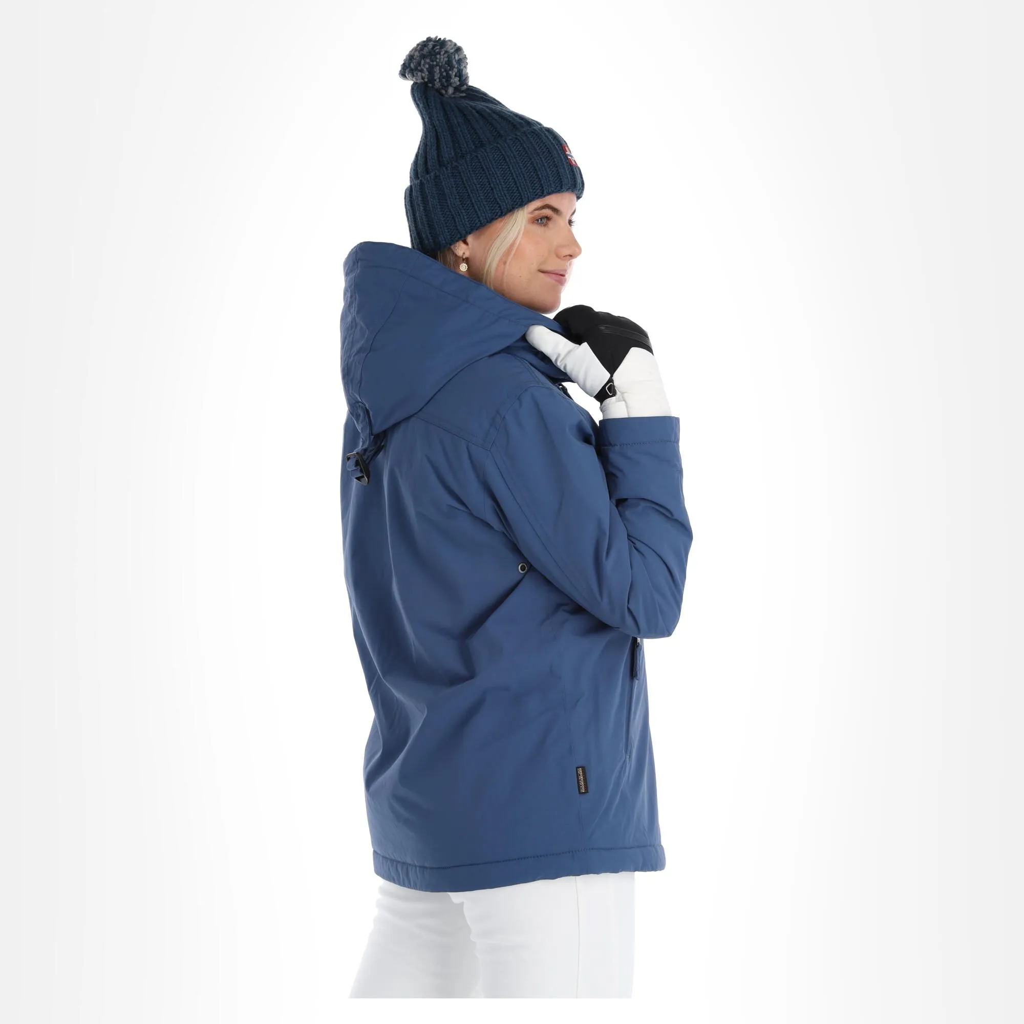 Napapijri, Rainforest W Pocket 4 (2022/2023) Winter Anorak Dames Ensign Blauw 2 Napapijri, Rainforest W Pocket 4 (2022/2023) Winter Anorak Dames Ensign Blauw - Afbeelding 2