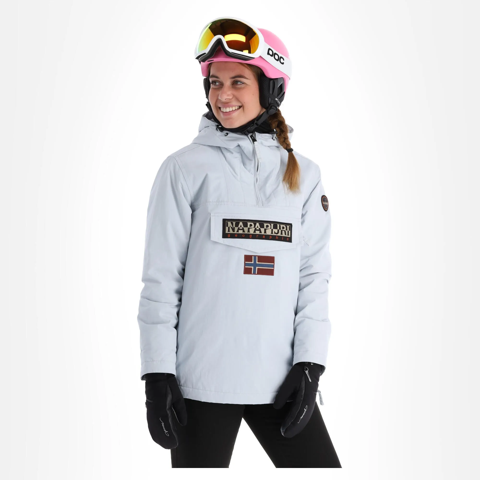 Napapijri, Rainforest W Winter 5 (2022/2023) Winter Anorak Dames Glacier Grijs 1 Napapijri, Rainforest W Winter 5 (2022/2023) Winter Anorak Dames Glacier Grijs