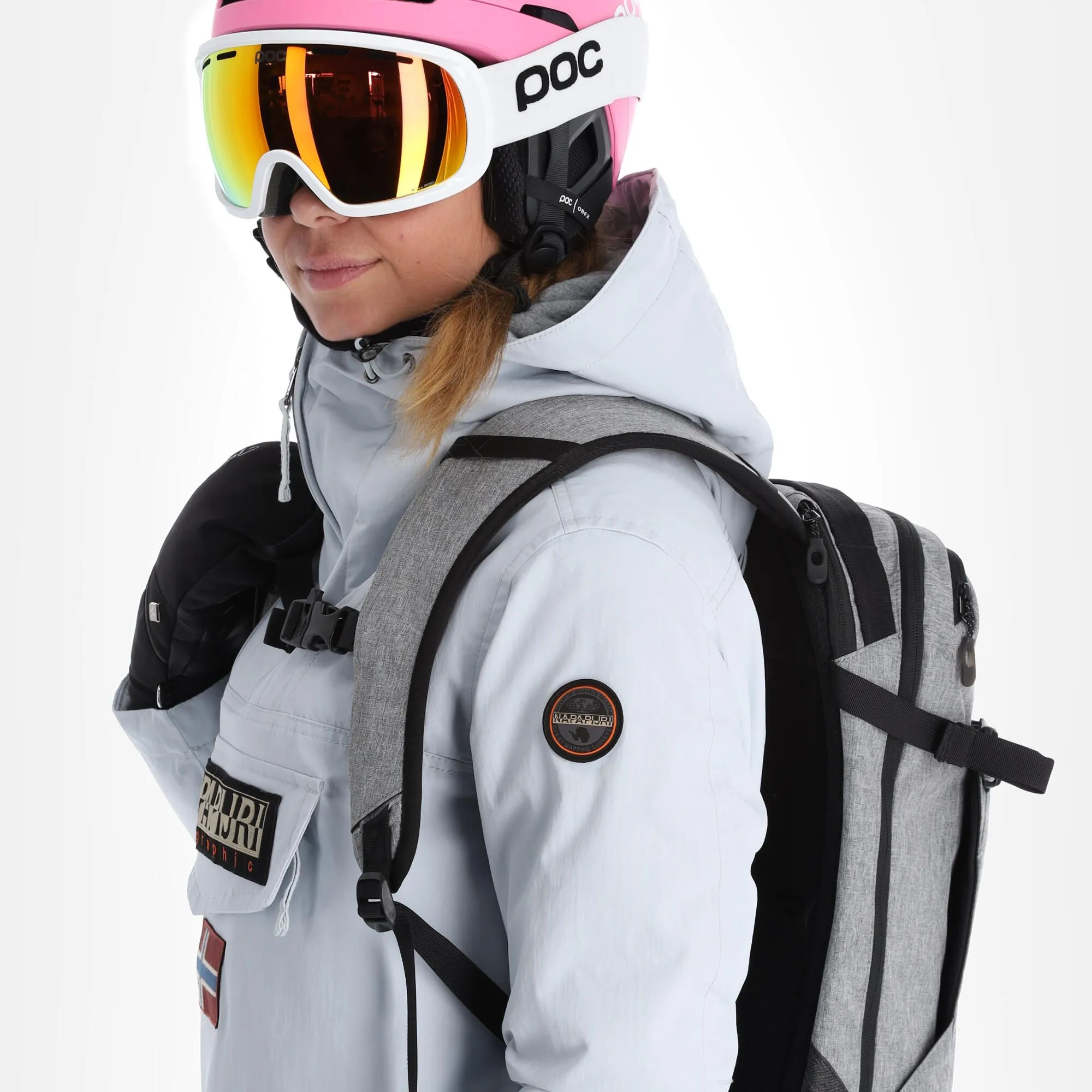 Napapijri, Rainforest W Winter 5 (2022/2023) Winter Anorak Dames Glacier Grijs 4 Napapijri, Rainforest W Winter 5 (2022/2023) Winter Anorak Dames Glacier Grijs - Afbeelding 4