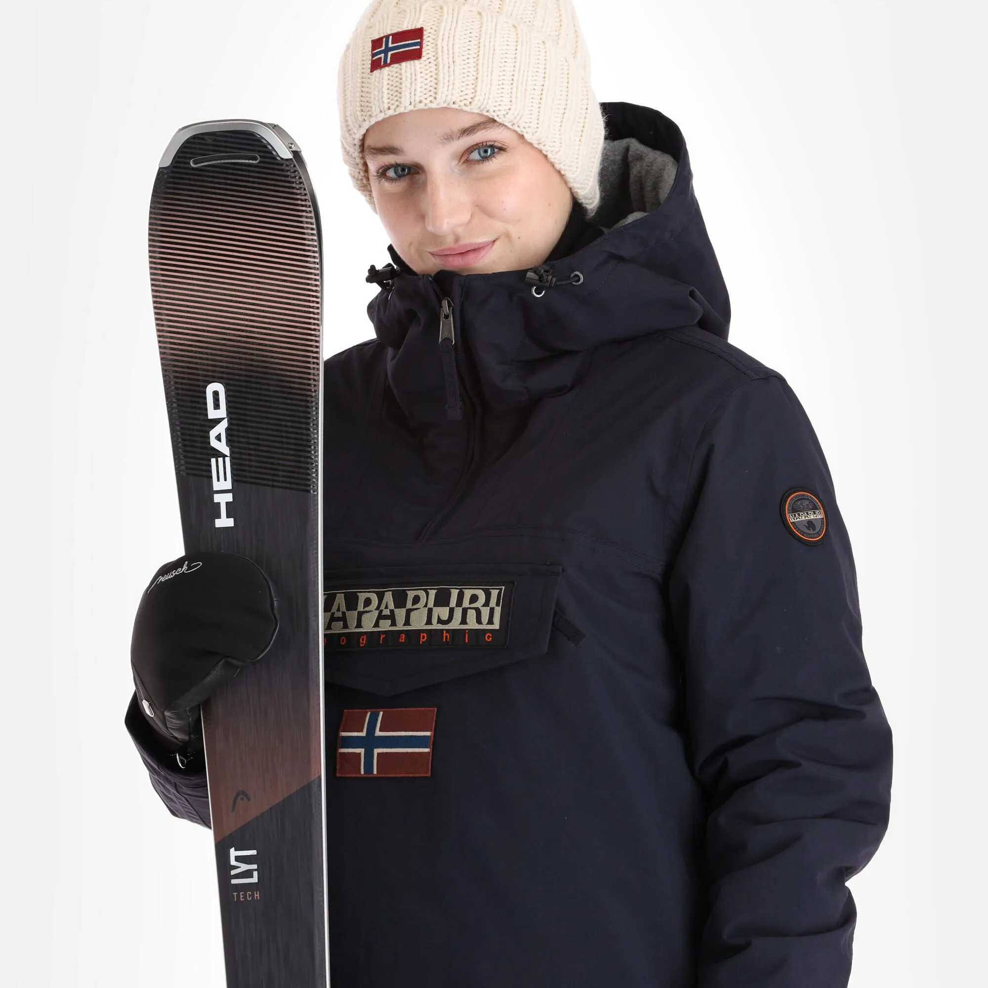 Napapijri, Rainforest W Winter 5 (2022/2023) Winter Anorak Dames Marine Blauw 4 Napapijri, Rainforest W Winter 5 (2022/2023) Winter Anorak Dames Marine Blauw - Afbeelding 4