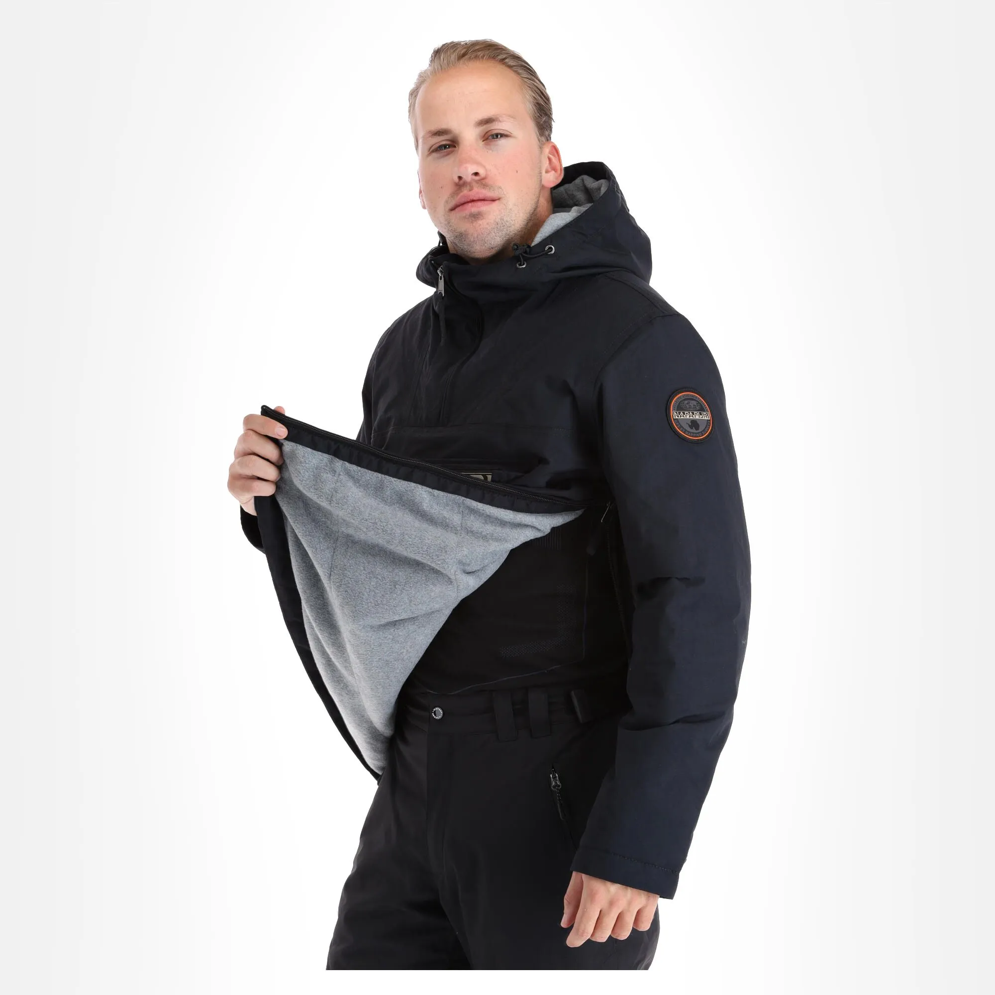 Napapijri, Rainforest Winter 3 (2022/2023) Winter Anorak Heren Zwart 5 Napapijri, Rainforest Winter 3 (2022/2023) Winter Anorak Heren Zwart - Afbeelding 5