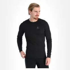 Odlo, Active Warm 2 Pack Thermoshirt Heren Climbing Ivy Groen, Zwart -Cmp Ski-uitrusting Winkel odlo active warm 2 pack fa thermoshirt heren climbing ivy groen 22odlox130v2 BI 03