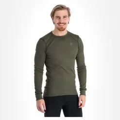Odlo, Active Warm 2 Pack Thermoshirt Heren Climbing Ivy Groen, Zwart -Cmp Ski-uitrusting Winkel odlo active warm 2 pack fa thermoshirt heren climbing ivy groen 22odlox130v2 BI 04