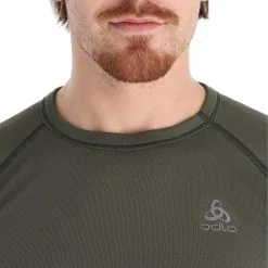 Odlo, Active Warm 2 Pack Thermoshirt Heren Climbing Ivy Groen, Zwart -Cmp Ski-uitrusting Winkel odlo active warm 2 pack fa thermoshirt heren climbing ivy groen 22odlox130v2 BI 10