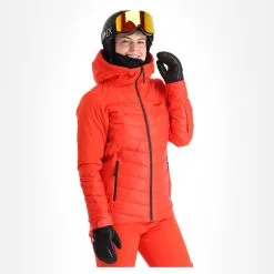 Peak Performance, Blackfire Jacket Ski-jas Dames Racing Rood -Cmp Ski-uitrusting Winkel peak performance blackfire jacket aa jas gevoerd dames racing rood AA21pea113b BI 04