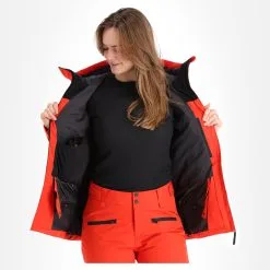 Peak Performance, Blackfire Jacket Ski-jas Dames Racing Rood -Cmp Ski-uitrusting Winkel peak performance blackfire jacket aa jas gevoerd dames racing rood AA21pea113b BI 06