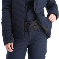 Peak Performance, Frost Ski Jacket Ski-jas Dames Shadow Blauw -Cmp Ski-uitrusting Winkel peak performance frost ski jacket aa jas gevoerd dames shadow AA21pea115b BI 09