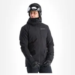 Peak Performance, Maroon Long Jacket Ski-jas Heren Zwart -Cmp Ski-uitrusting Winkel peak performance maroon long jacket aa jas gevoerd heren zwart AA11pea105a BI 04