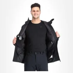 Peak Performance, Maroon Long Jacket Ski-jas Heren Zwart -Cmp Ski-uitrusting Winkel peak performance maroon long jacket aa jas gevoerd heren zwart AA11pea105a BI 06